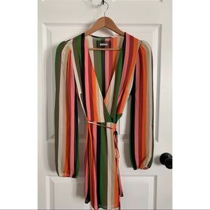 Reformation mini wrap dress